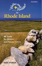 Cover of: Walks and rambles in Rhode Island by Ken Weber