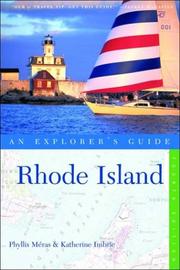 Cover of: Rhode Island by Phyllis Meras, Katherine Imbrie, Phyllis Meras, Katherine Imbrie