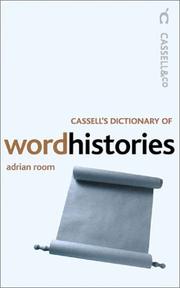 Cover of: Cassell's Dictionary of Word Histories