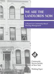 Cover of: We are the landlords now by Doug Turetsky