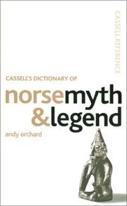 Cover of: Cassell's Dictionary of Norse Myth & Legend by Andrew Orchard