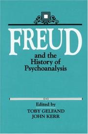 Cover of: Freud and the history of psychoanalysis