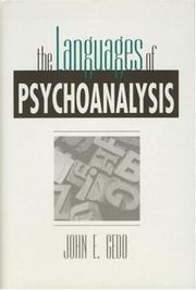 Cover of The languages of psychoanalysis