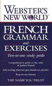 Cover of: Webster's New World French Grammar and Exercise Guides (Webster's New World) by Lexus (Firm)