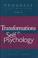 Cover of: Transformations in Self Psychology