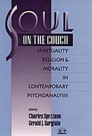 Cover of: Soul on the Couch: Spirituality, Religion, and Morality in Contemporary Psychoanalysis (Relational Perspectives Book Series, 7)
