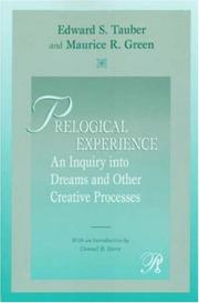 Cover of: Prelogical Experience by Edward S. Tauber, Maurice R. Green