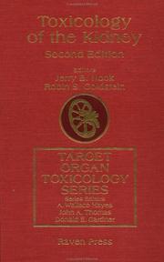 Toxicology of the Kidney (Target Organ Toxicology Series) by Jerry B. Hook