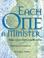 Cover of: Each One a Minister