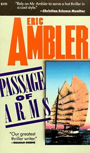 Cover of: Passage of Arms by Eric Ambler