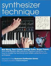 Cover of: Synthesizer technique by [compiled by the editors of Keyboard magazine].