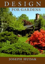 Cover of: Design for Gardens by Joseph Hudak