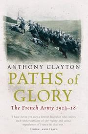 Cover of: Paths of Glory: The French Army 1914-18 (Cassell Military Paperbacks)