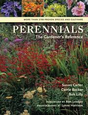 Cover of: Perennials by Susan Carter, Carrie Becker, Bob Lilly