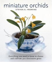 Cover of: Miniature Orchids by Steven A. Frowine