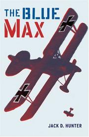 Cover of: The Blue Max by Jack D. Hunter