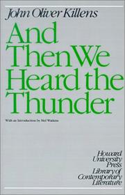 Cover of: And then we heard the thunder