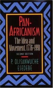 Pan-Africanism by P. Olisanwuche Esedebe