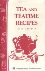 Cover of: Tea and teatime recipes