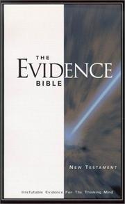 Cover of: The evidence Bible by Ray Comfort