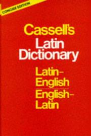 Cover of: Latin Concise Dictionary by D. P. Simpson