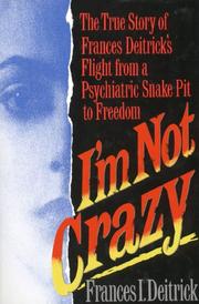 Cover of: I'm not crazy