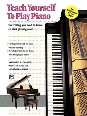 Cover of: Teach Yourself to Play Piano