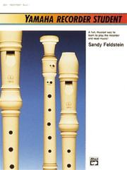 Cover of: Yamaha Recorder Student