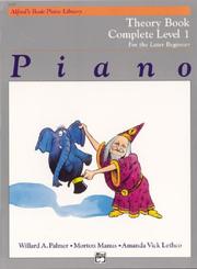 Cover of: Alfred's Basic Piano Course Theory