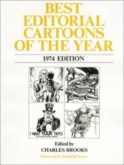Cover of: Best Editorial Cartoons of the Year, 1974