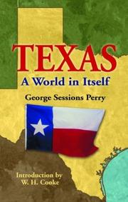 Cover of: Texas, a world in itself