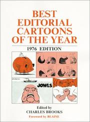 Cover of: Best Editorial Cartoons of the Year, 1976