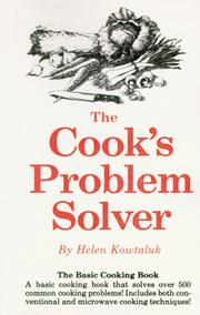 Cover of: The Cook's Problem Solver