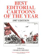 Cover of: Best Editorial Cartoons of the Year, 1987 (Best Editorial Cartoons of the Year)