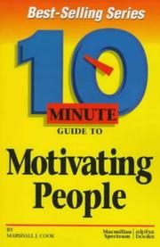 Cover of: 10 Minute Guide to Motivating People (10 Minute Guides)