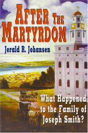 Cover of: After the Martyrdom by Jerald Johansen