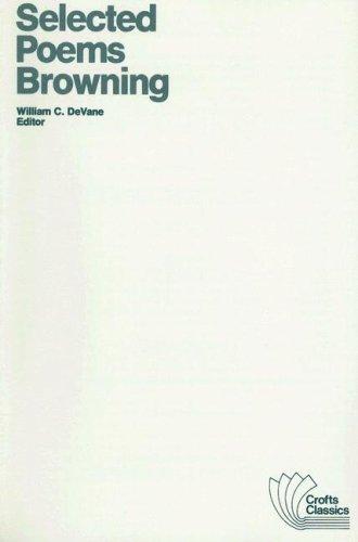 Selected poems of Robert Browning by Robert Browning