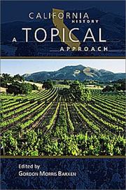 Cover of California history