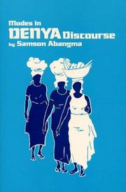 Cover of: Modes in Dényá discourse