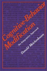 Cover of: Cognitive-behavior modification by Donald Meichenbaum