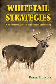 Cover of: Whitetail Strategies by Peter Fiduccia