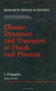 Cover of: Chaotic dynamics and transport in fluids and plasmas