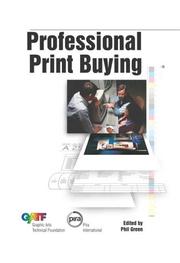 Cover of: Professional print buying