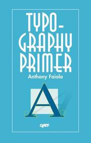 Cover of: Typography primer