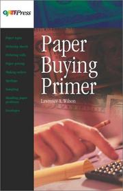 Cover of: Paper buying primer