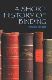 Cover of: A short history of binding