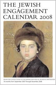Cover of: The Jewish Engagement Calendar 2008