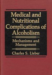 Cover of: Lieber Medical and Nutritional,