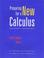 Cover of: Preparing for a new calculus