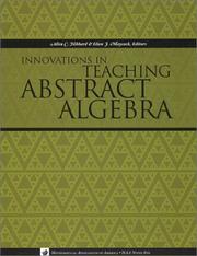 Cover of: Innovations in Teaching Abstract Algebra (Maa Notes, #60)